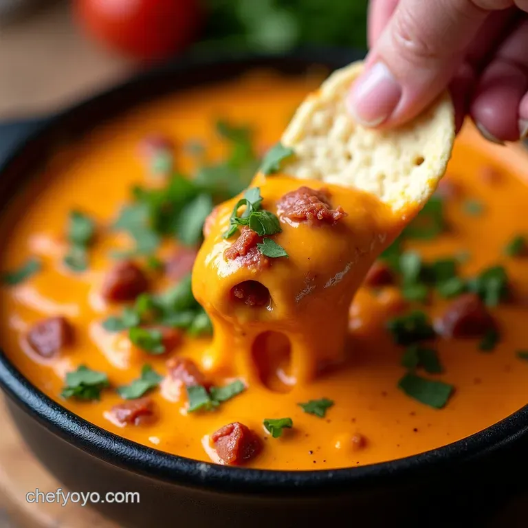 Spicy Chorizo Queso Game Day Glory presentation