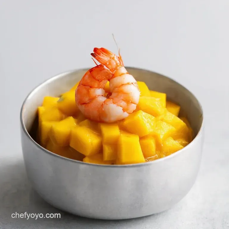 Spicy Mango Habanero Shrimp Cocktail