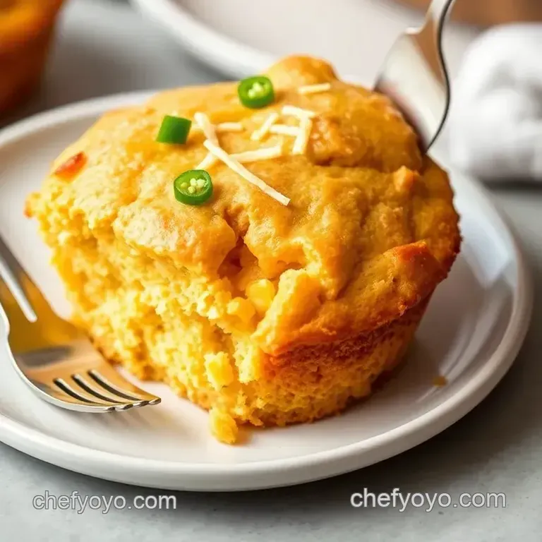 Spicy Mexican Cornbread with Jiffy Mix presentation