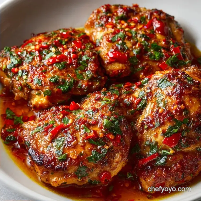 Spicy Red Pepper Chicken: Smoky and Creamy
