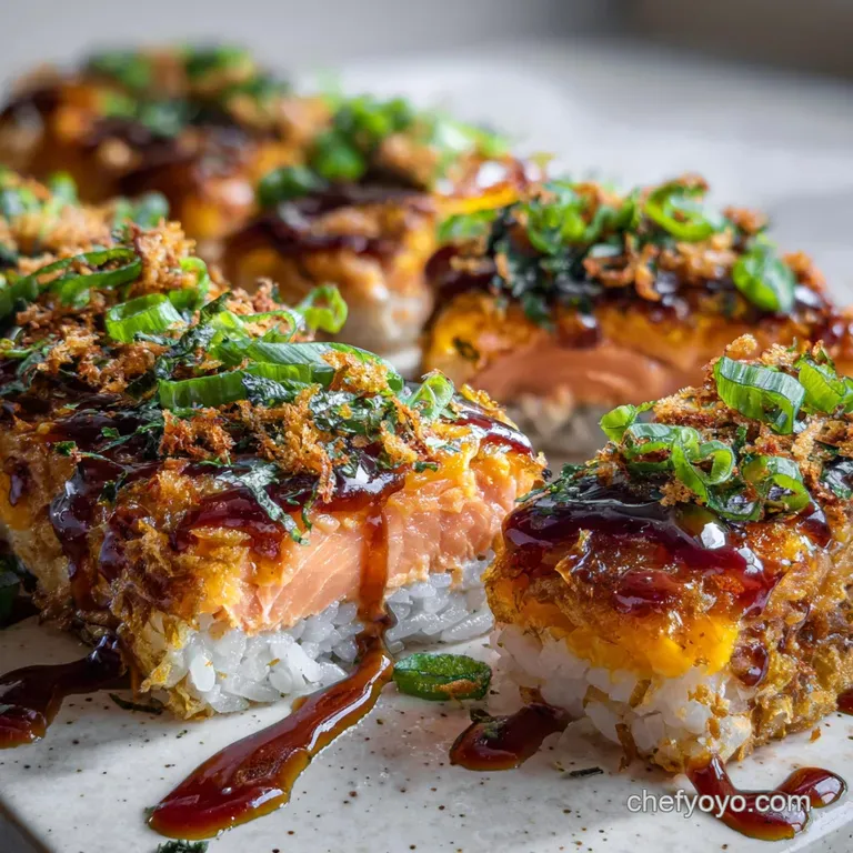 Spicy Salmon Sushi Bake Recipe