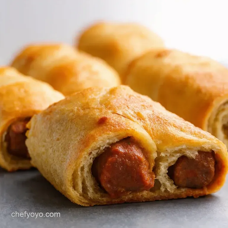Spicy Sausage Rolls with Caramelized Onion Apple Chutney