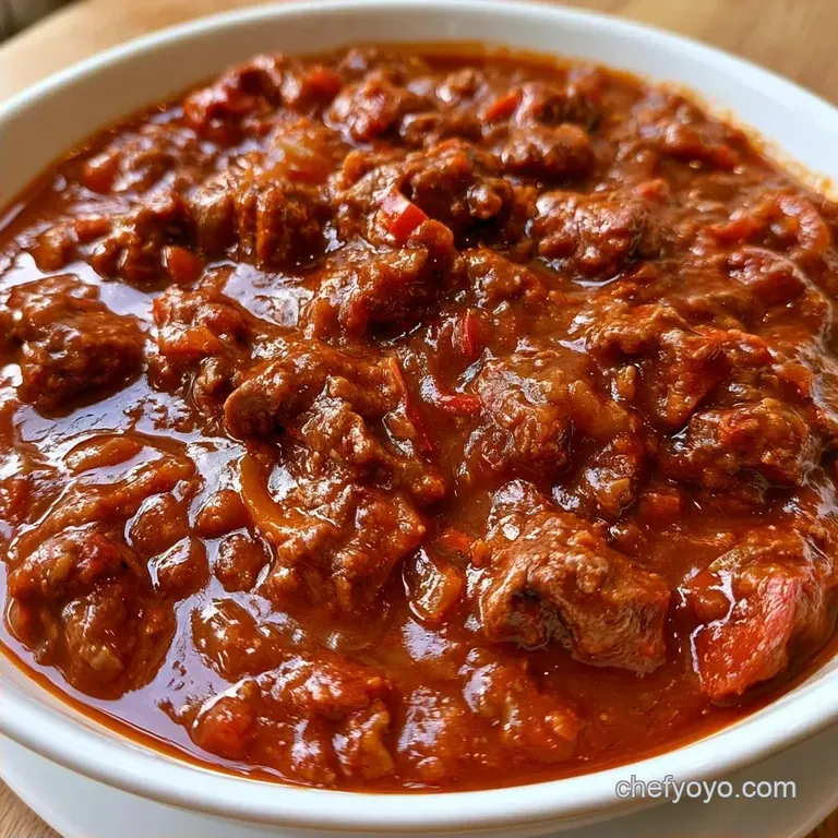 Hearty and Bold Spicy Venison Chili