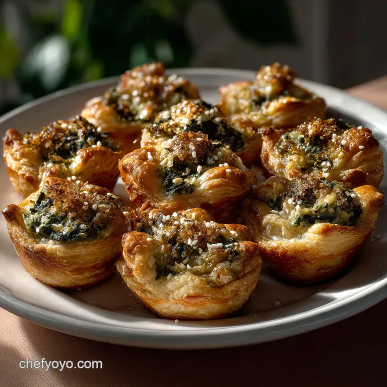 New Years Appetizer with Spinach and Artichoke