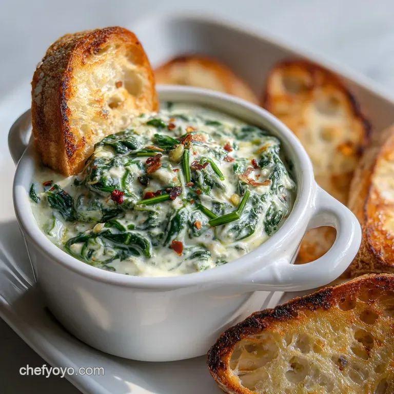 Spinach Dip: Creamy & Velvety