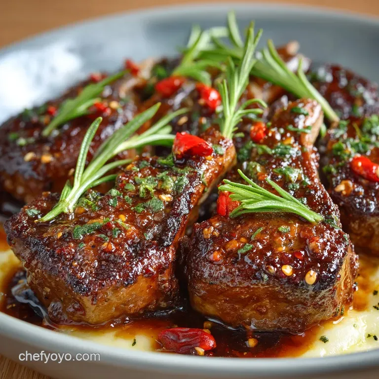 Sticky PanSeared Honey Garlic Lamb Chops Ready in 30 Mins