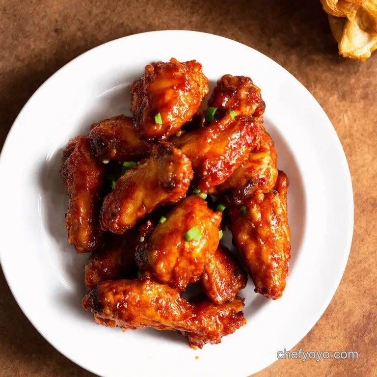 Sticky Spicy Korean Chicken Wings