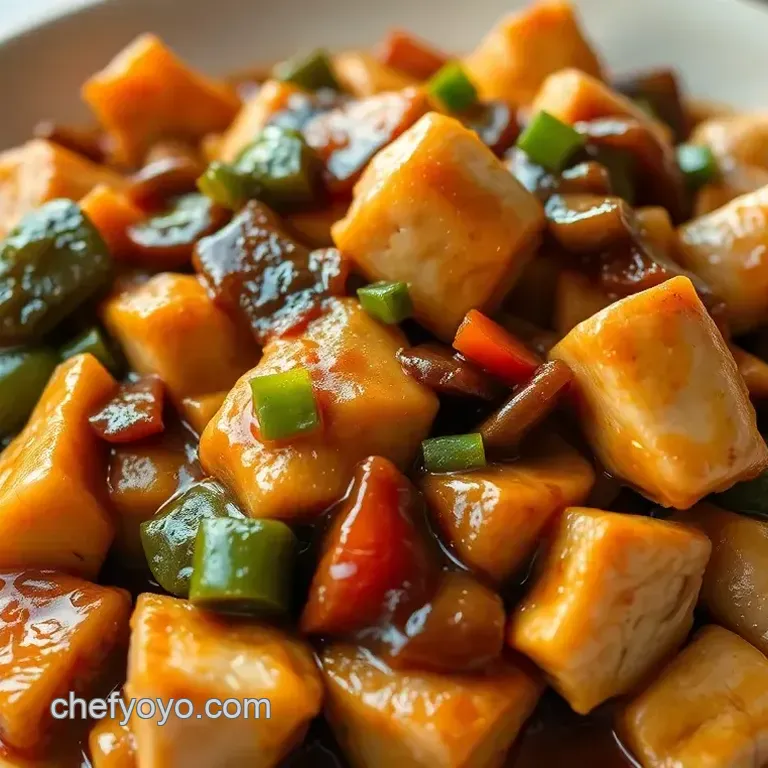 Stir-Fry Chicken with Savory Abalone Sauce