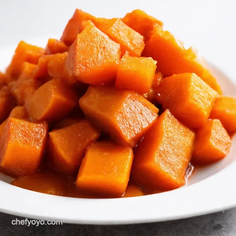 Stovetop Candied Yams with Maple Glaze
