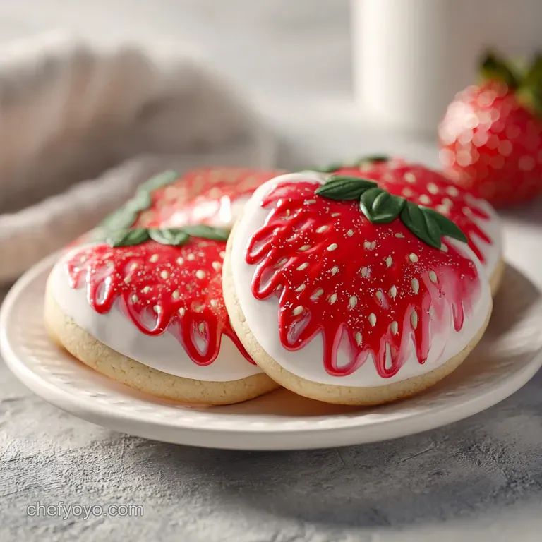 Strawberry Kiss Cookies: Soft and Berry-Sweet