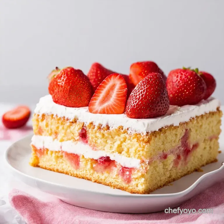 Strawberry Shortcake Celebration Cake
