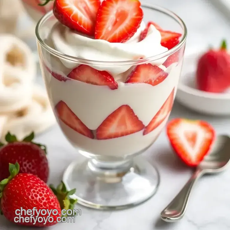 Strawberry Shortcake Parfait presentation