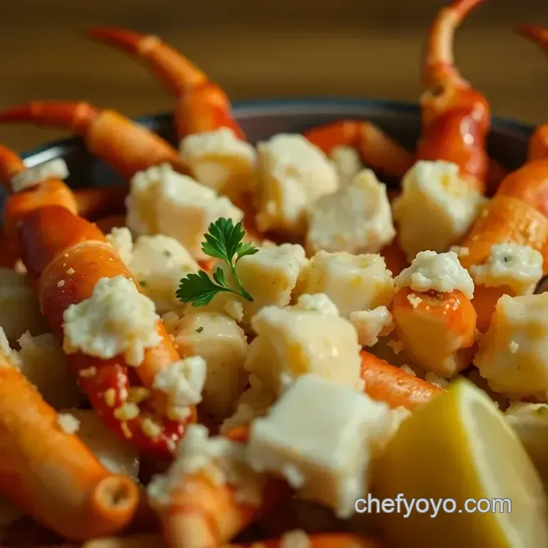 Sublime King Crab Legs with Garlic Butter