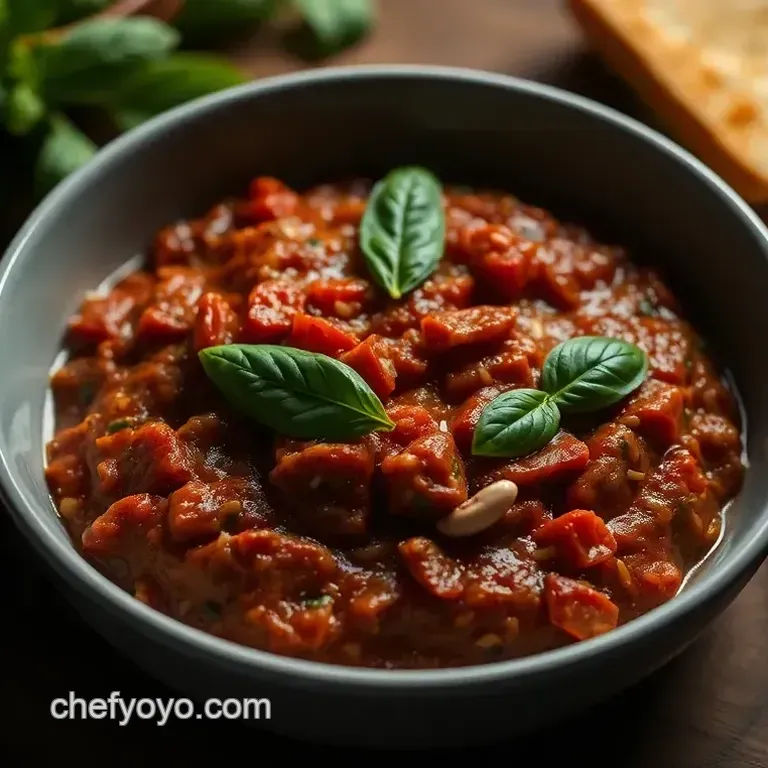 Sun-Dried Tomato Pesto: A Tangy Twist on an Italian Classic