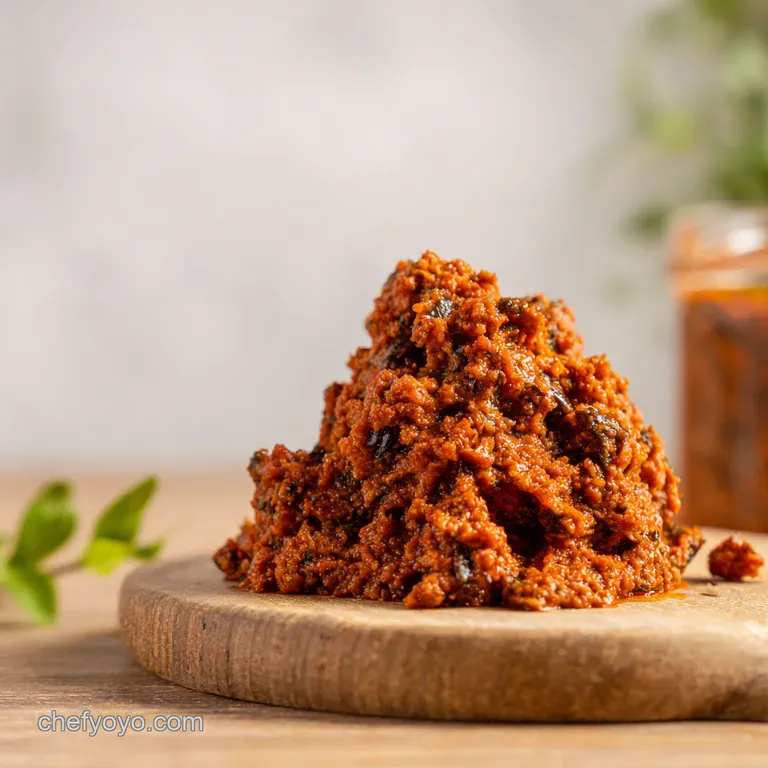 Sunkissed Red Pesto the Ultimate Flavor Bomb presentation