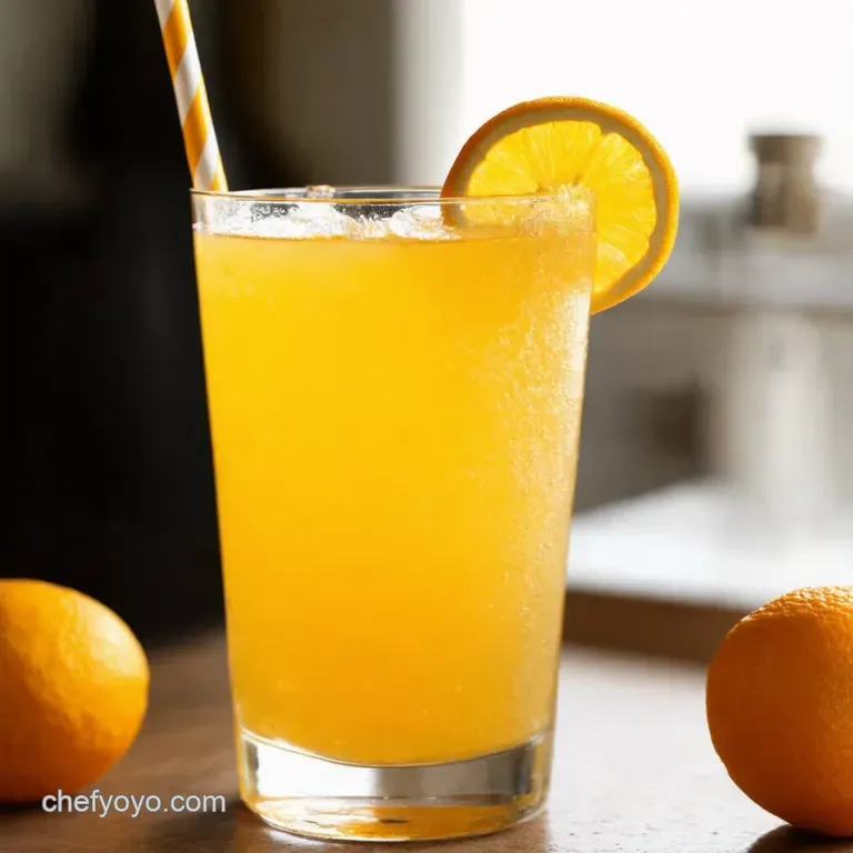 Sunshine Citrus Basil Spritzer presentation