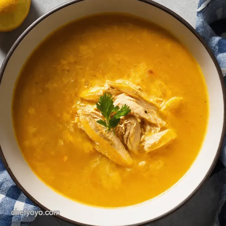 Sunshine Lemon Chicken Soup