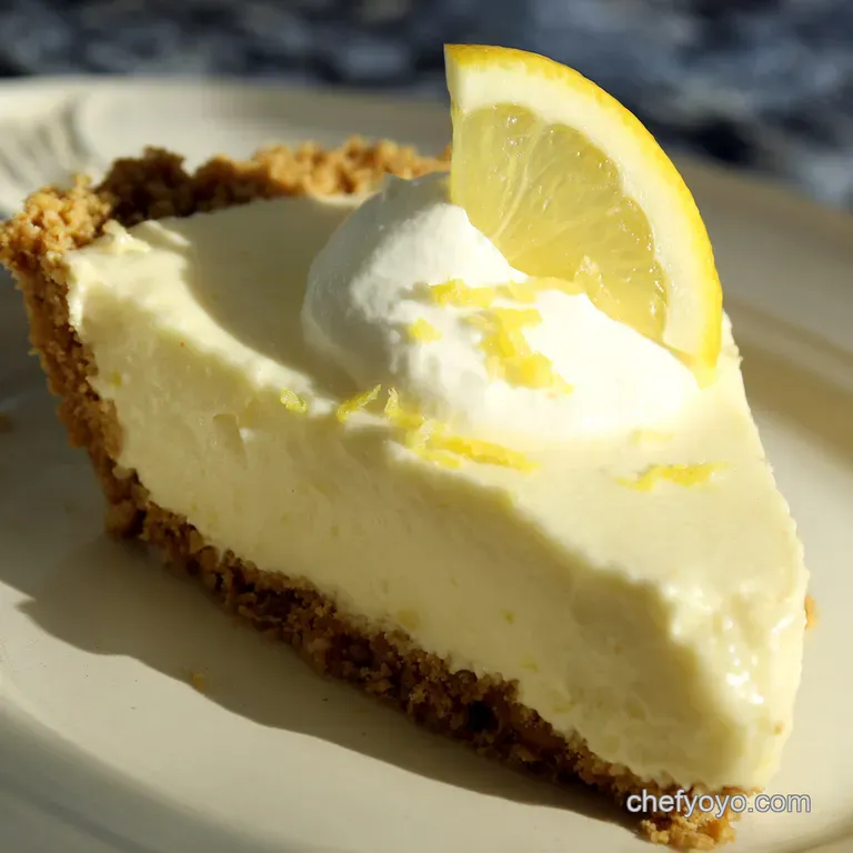 Sunshine on a Plate The Easiest Lemon Icebox Pie EVER