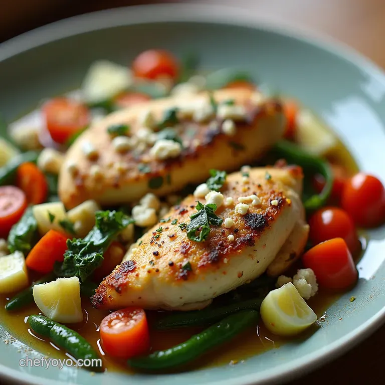 Easy Slimming World Meal Plan OnePan Lemon Chicken