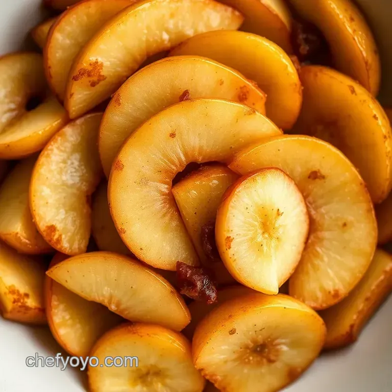 Sweet and Spiced Fried Apples presentation