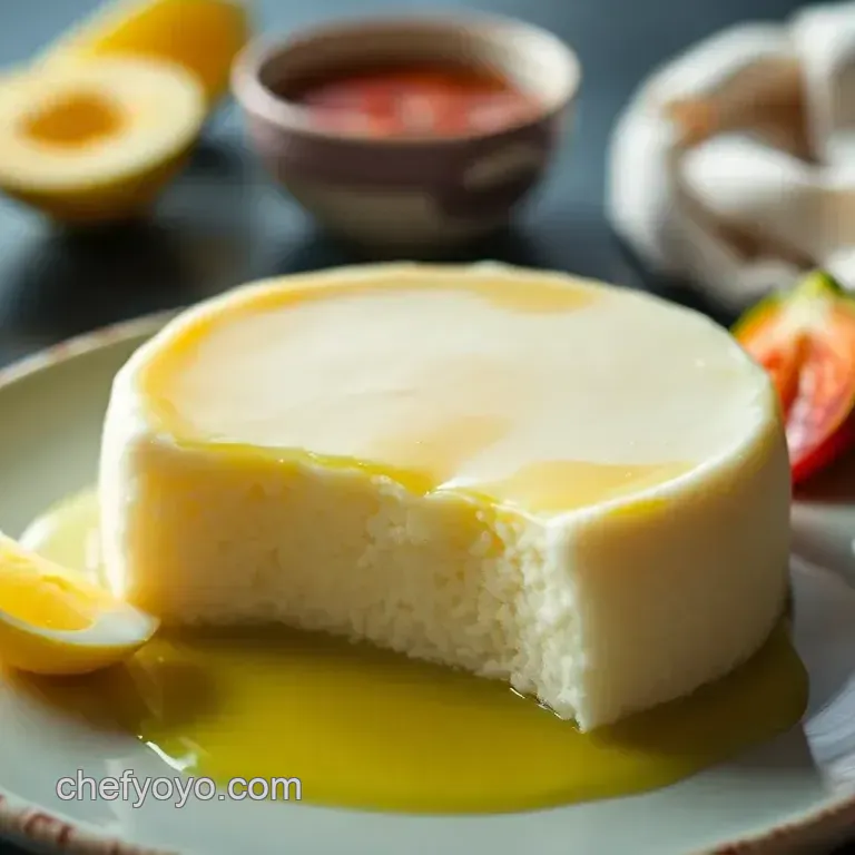 Sweet Coconut Rice Cake with Pandan Custard (Bánh Cam)
