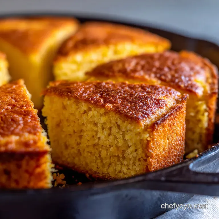 Sweet Cornbread: Moist & Tender