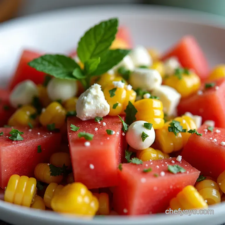Sweet Smoky Grilled Corn Salad