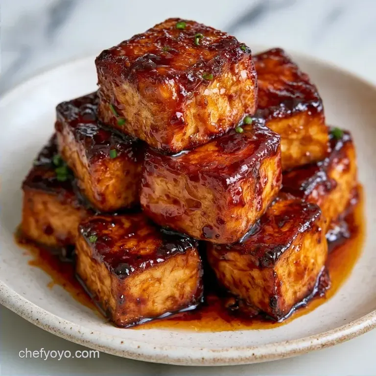 Crispy Sweet Soy Glazed Tofu