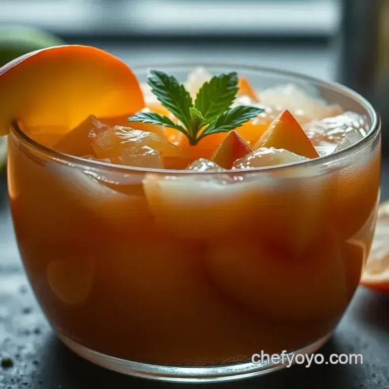 Sweet & Zesty Peach Margarita Bliss