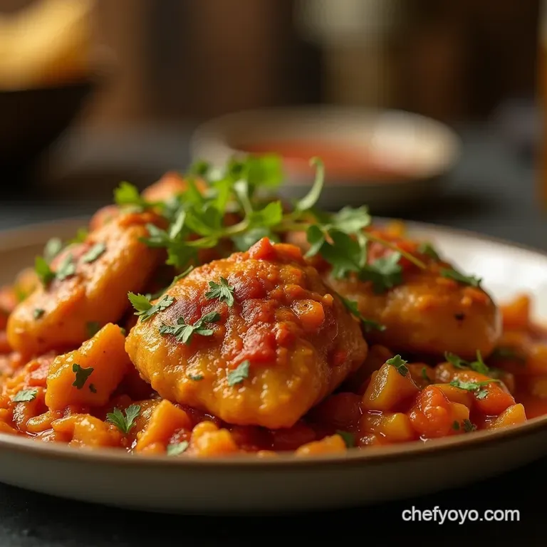 Chefs Light Lively Chicken Jalfrezi The SynFree Indian Takeaway Fakeaway presentation