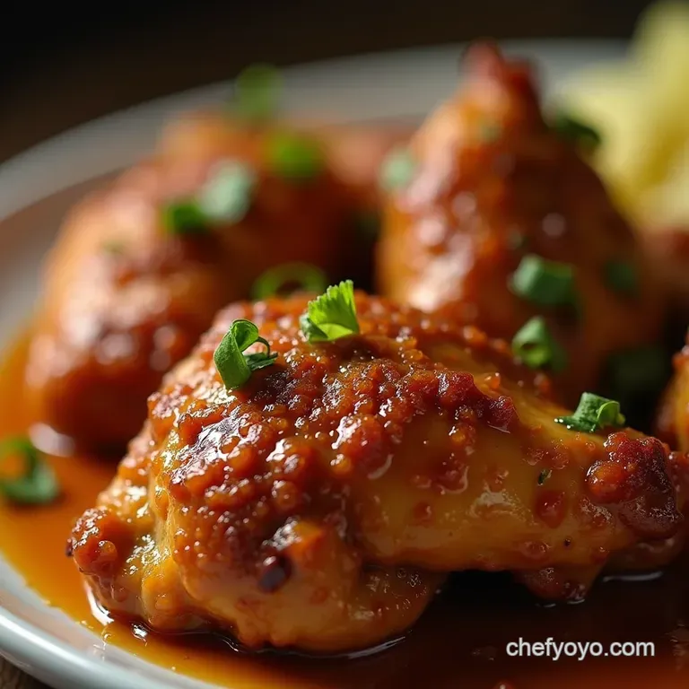 Sticky Savoury SynFree Diet Coke Chicken The Weeknight Warrior presentation