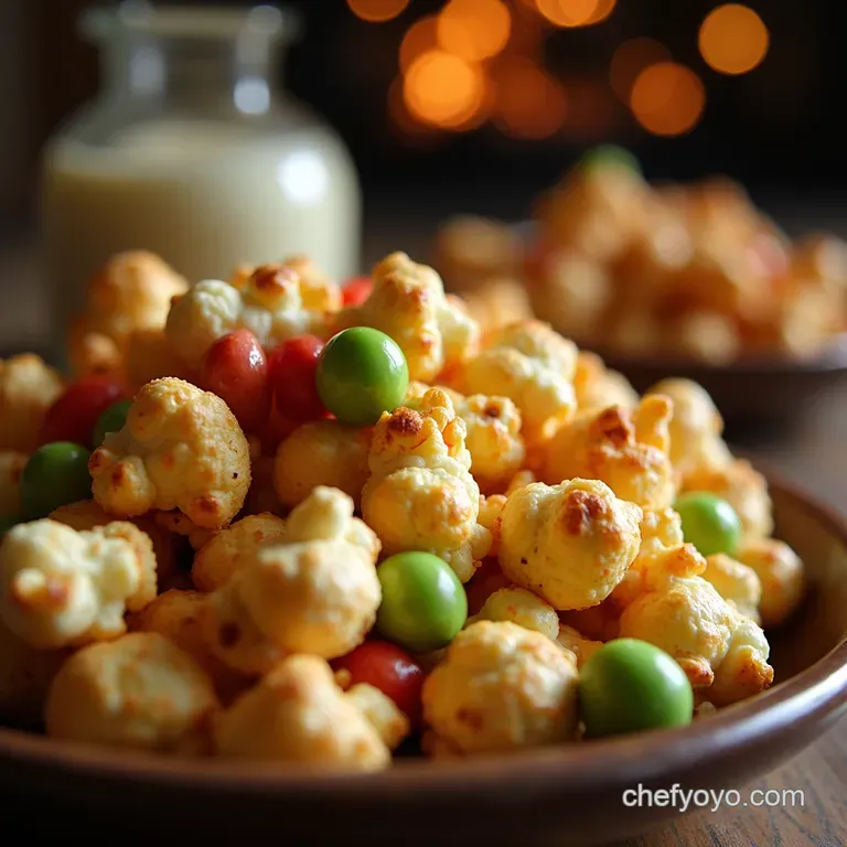 The Grinchs Heartgrown Popcorn Medley a Tart Sweet and Slightly Mischievous Snack Mix presentation
