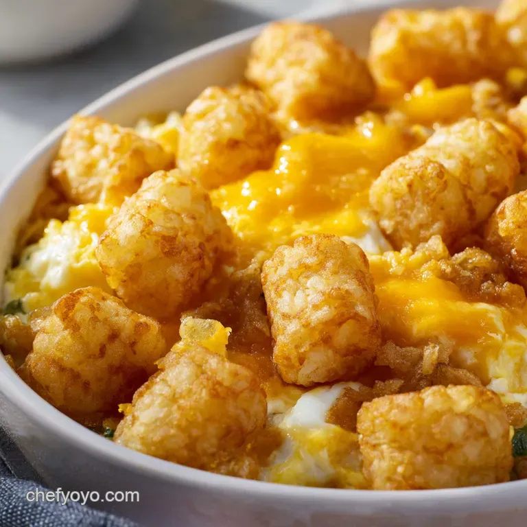 Tater Tot Sunrise Casserole