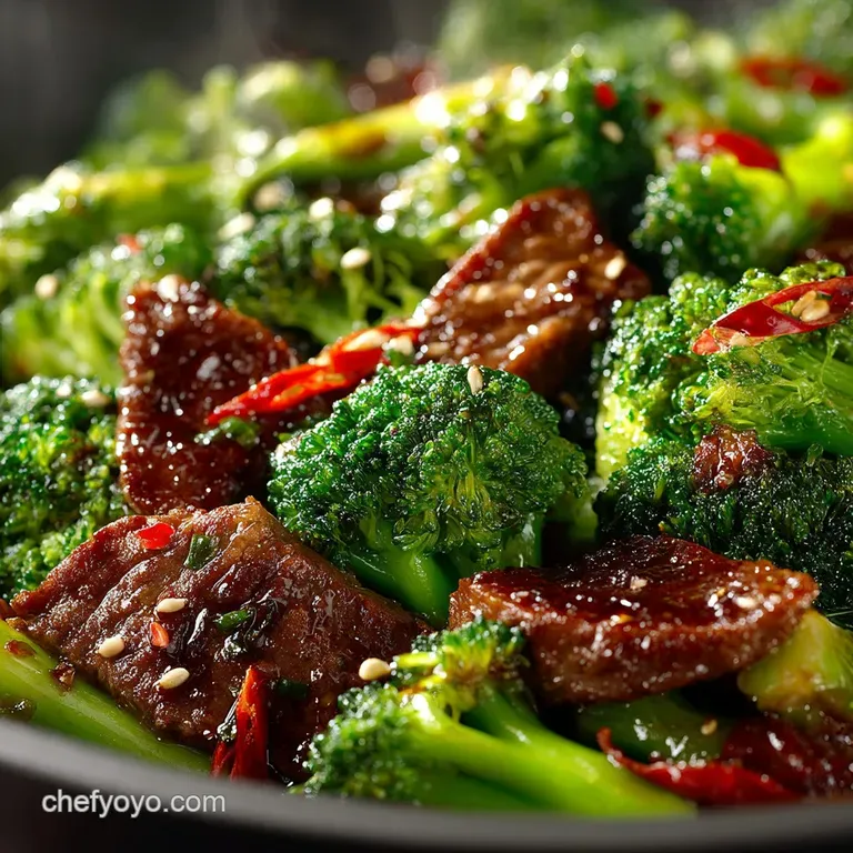 The Chefs Secret Tender Beef and Broccoli Stirfry presentation