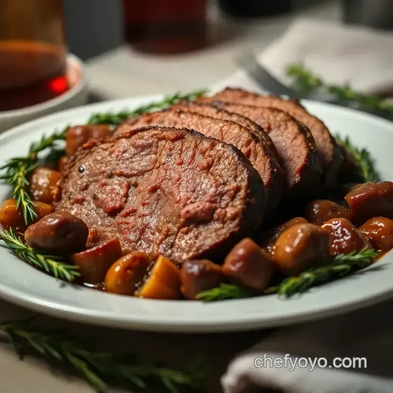 Tenderly Delicious Bottom Round Roast: a Hearty Classic presentation