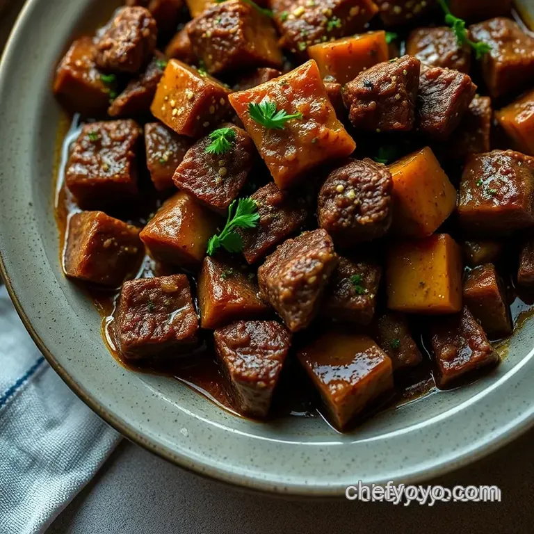 Terra Massoud Delight: A Hearty Middle Eastern Stew presentation