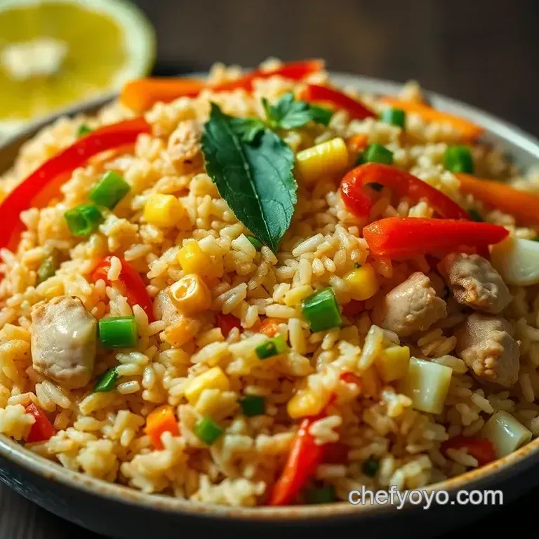 Easy & Flavorful Thai Chicken Fried Rice Recipe: Your Weeknight Winner