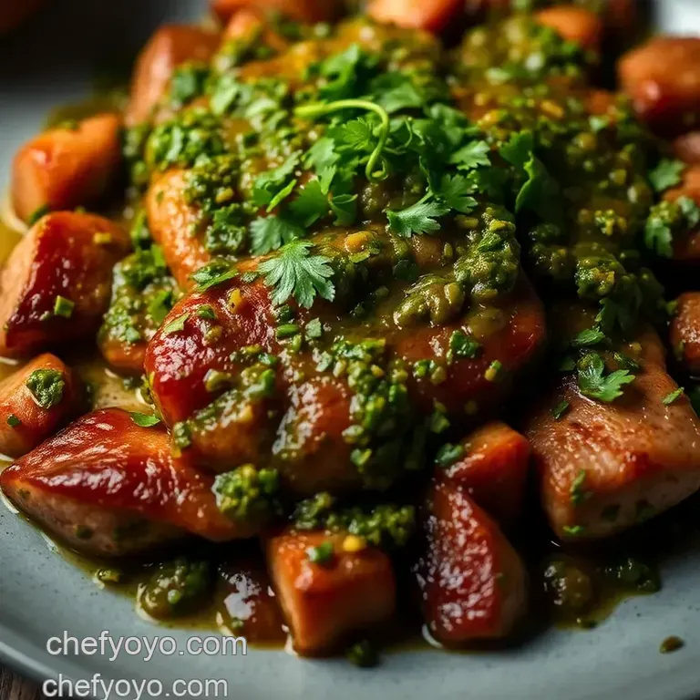 The Best Chimichurri Recipe: Fresh Zesty and Effortless! presentation