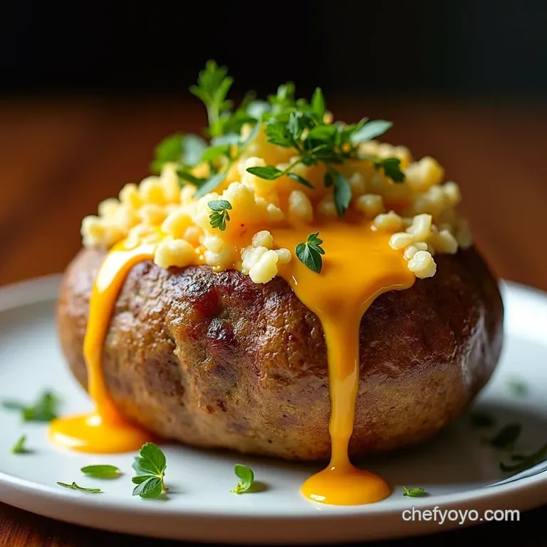 The Colossus CrispySkinned TripleFluffed Steakhouse Baked Potato