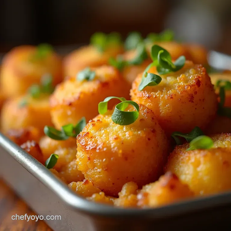 The Crispy Crown Jewel Elevated Tater Tot Casserole the Ultimate Hotdish presentation