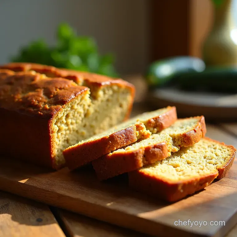 The Gardeners Delight Extra Moist Zucchini Bread with Brown Butter Spice presentation