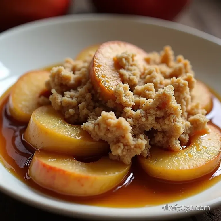 The Proper PubStyle Apple Crisp Buttery Crumble Tender Spiced Apples