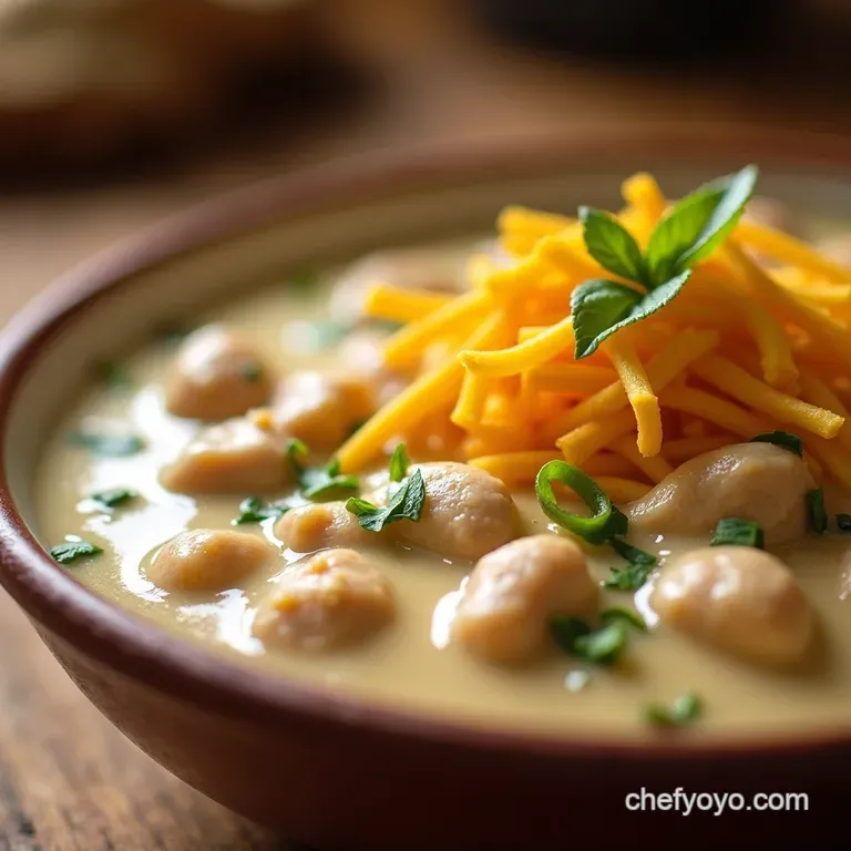 The Snow Day White Chicken Chili Bright Creamy and Effortlessly Delicious presentation