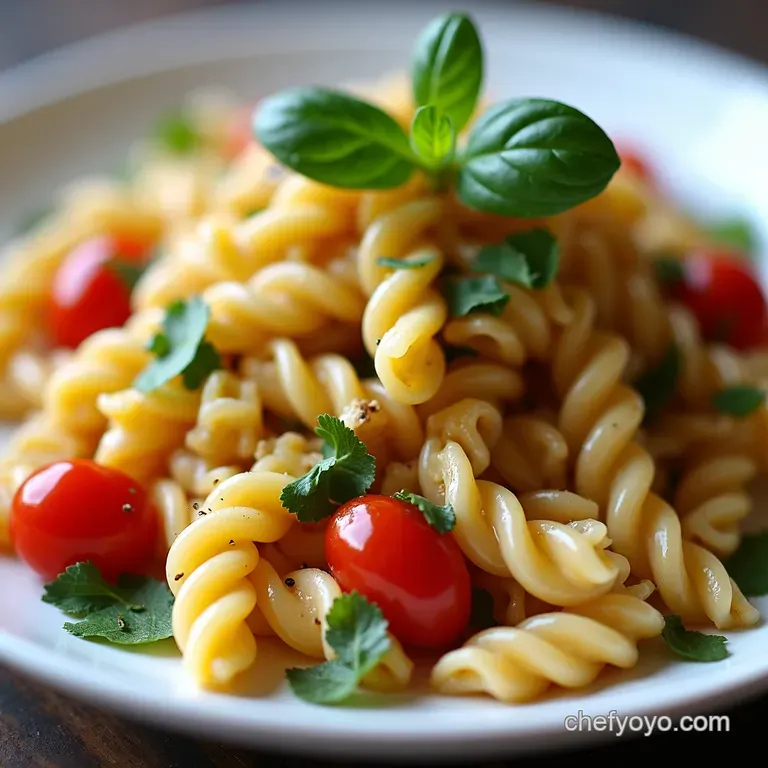 The Sunny Cypriot Pasta Salad Featuring My Secret Hot Honey Dressing
