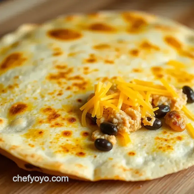The Ultimate Cheesy Quesadilla
