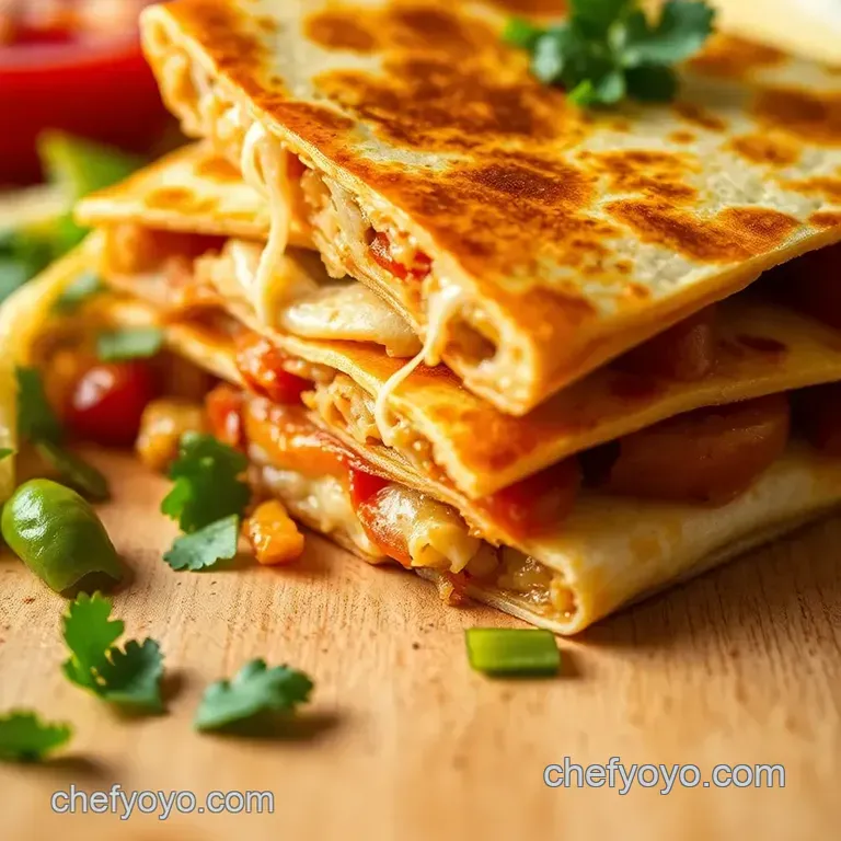 The Ultimate Chicken Quesadilla: Fiesta in Every Bite! presentation