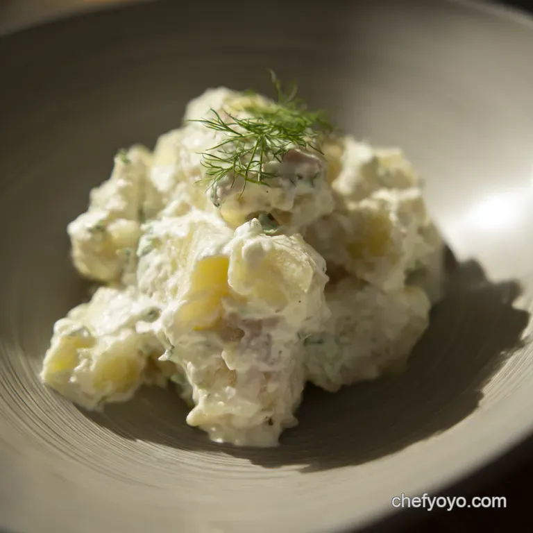 The Ultimate Classic Potato Salad That Even Your Nan Would Approve of presentation