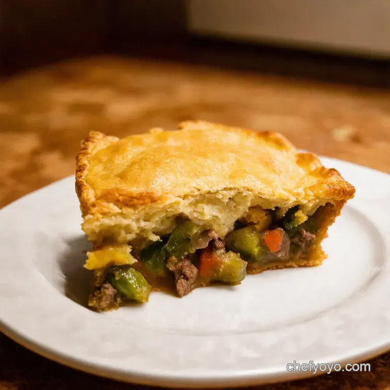 The Ultimate Comfort Veggie Pot Pie presentation