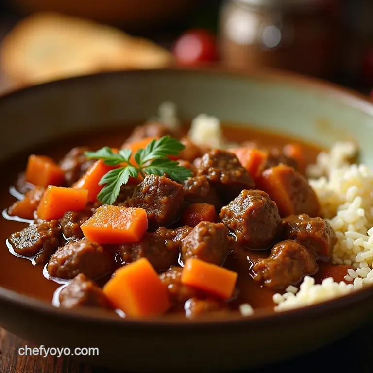 The Ultimate Cozy Crockpot Beef Stew presentation