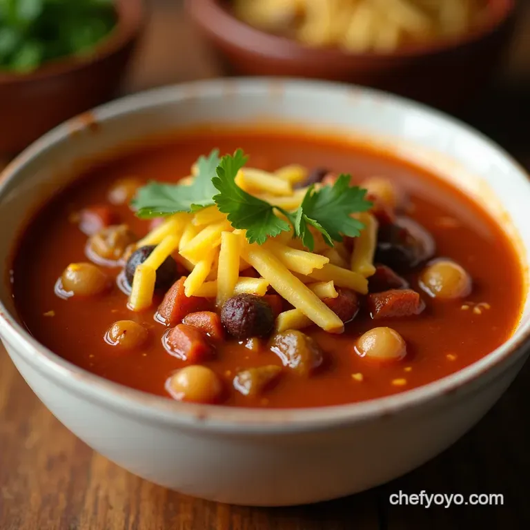 The Ultimate Cozy Kitchen Cure Hearty Slowsimmered Taco Soup presentation